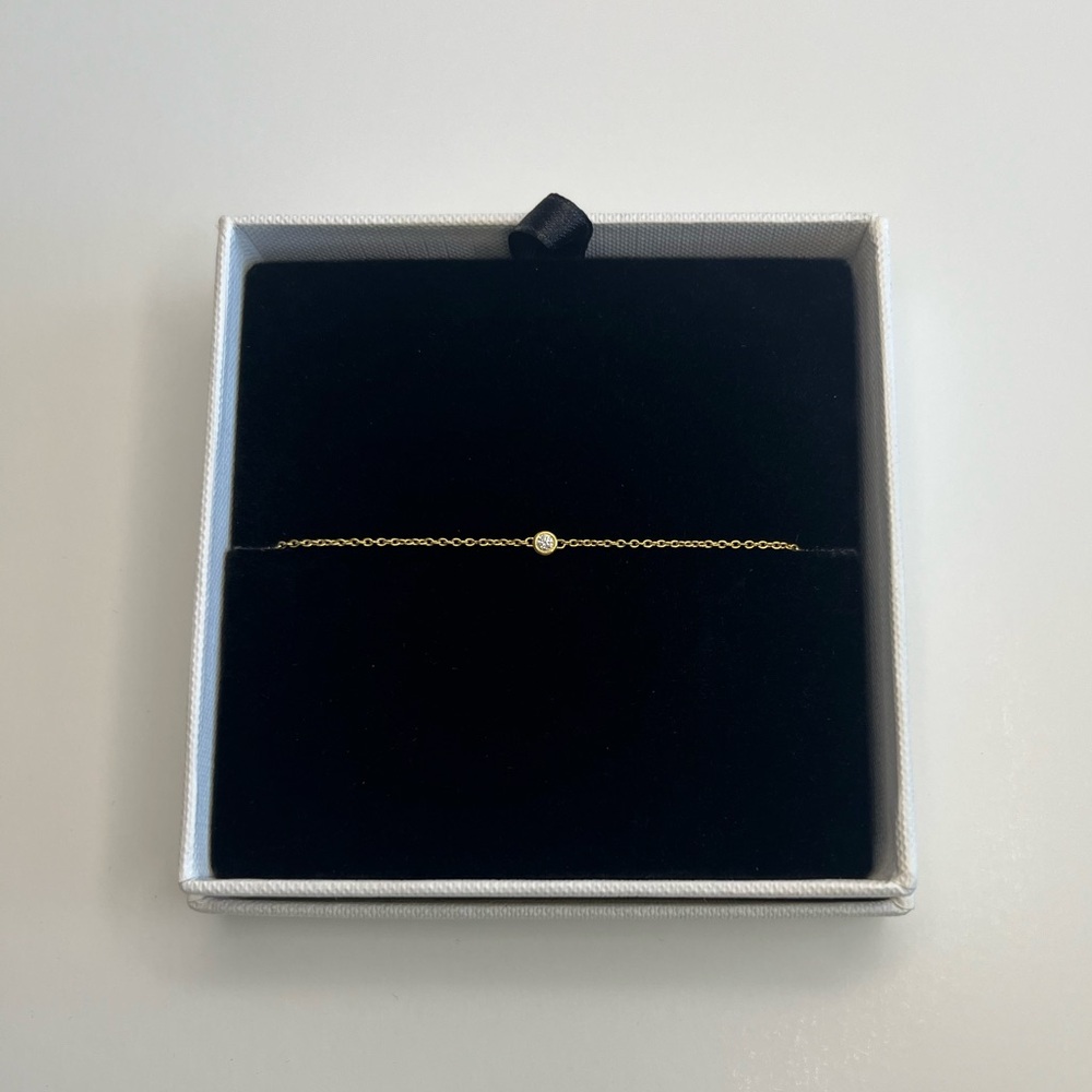 Vrai & Oro Bezel Solitaire Bracelet